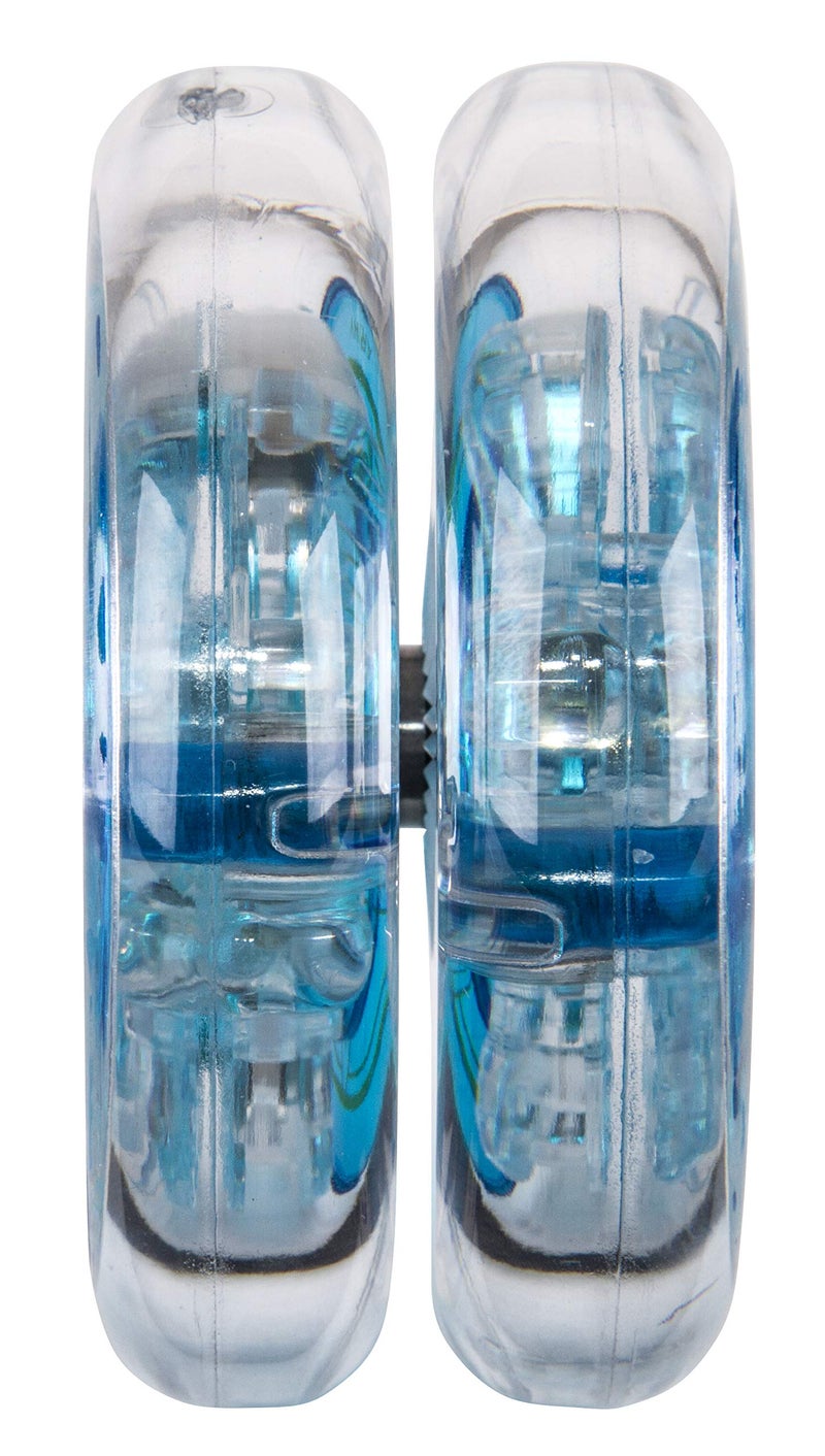 Duncan Toys Pulse LED Light-Up Yo-Yo, Intermediate Level Yo-Yo with Ball Bearing Axle and LED Lights, Clear/Blue - Image 3